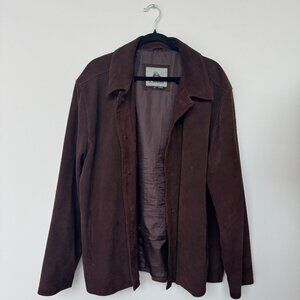 Vintage Burks Bay Leather & Suede Jacket